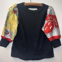 ゴートゥーハリウッド袖スカーフ柄カットソー90