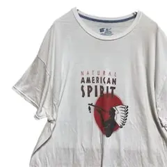 BHAN タバコ Tシャツ 古着 アメリカンスピリット アメスピ ロゴ スモーク