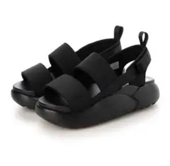 夏本番！L.B.Evans Lucy 厚底サンダル （Black）