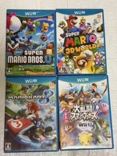 ⭐️24時間以内発送⭐️ WiiUソフトまとめ売り　4本セット マリカー　スマブラ