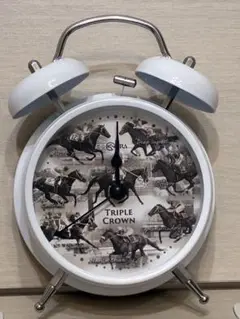JRA クラシック三冠馬デザイン目覚まし時計 非売品ノベルティ 当選品