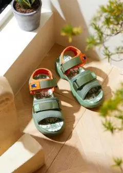 グラニフ　ダブルベルトストラップサンダル　イカク　Mサイズ　25〜26cm