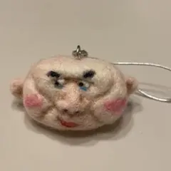 羊毛フェルト　ハンドメイド　キモカワオジサンシリーズ