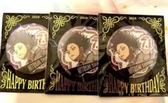 僕のヒーローアカデミア 心操人使 バースデー缶バッジ 2019 3個セット