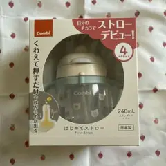 combi ラクマグ はじめてストロー 240 くまさん