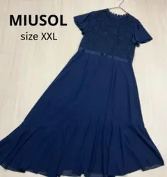 MIUSOL ミユソル レース ロング ワンピース パーティードレス XXL