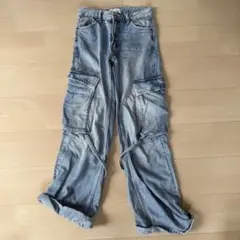 ZARA カーゴデニムパンツ EUR 32