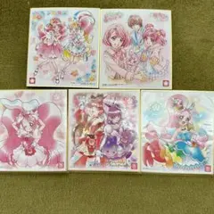 映画プリキュア 入場特典　キラキラプリキュア アラモード色紙5枚セット