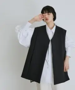 ADAM ET ROPE' 【WEB限定】ボンディングジレ ¥11,550