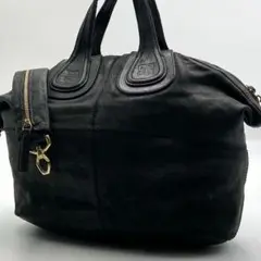 高級品✨ジバンシー ナイチンゲール 2way ショルダーバッグ 黒 レザー A4