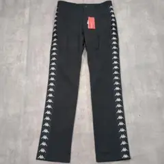 【未使用・タグ付き】Kappa ブラック ロゴ入りパンツ M