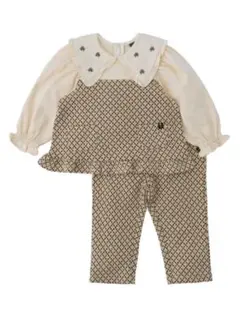 【美品】moimolnドッキングデザイントップス&パンツ セットアップ