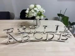 アクリル製テーブルナンバー　ウエディング