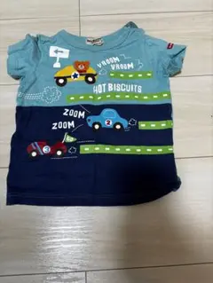 HOT BISCUITS 車とクマのTシャツ