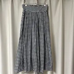 限定SALE レイビームス　ギンガムチェック　ロングスカート　Ray BEAMS