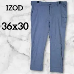 IZOD 【36x30】ストレートパンツ ライトブルー