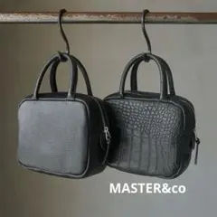 【お値下げ】【MASTER&co】レザーハンドバッグ 黒