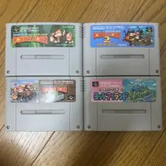 スーパーファミコン スーパードンキーコング3作セット＋ヨッシーアイランド