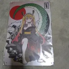 小林さんちのメイドラゴン　トール　金属プレート　　ブリキ　看板