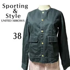 【Sporting&Style UNITED ARROWS】ノーカラージャケット