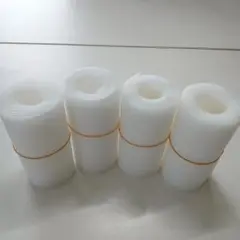 訳あり　強力接着 マジックテープ 幅12.5cm 1m　白バリバリ4枚