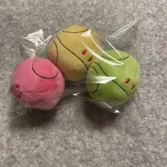 機動戦士ガンダムシリーズ ミニハロぬいぐるみ 　緑　ピンク　黄色