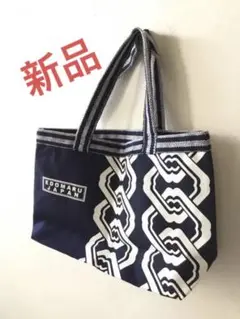 和風 和柄 コットン トートバッグ 新品 キャンパス 江戸まる