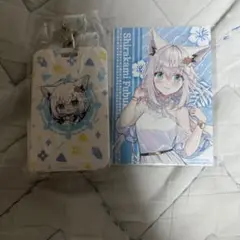 DMMスクラッチ 白上フブキ ホロライブB賞 チャーム付きカードホルダーセット
