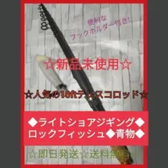 10ft 3m テレスコロッド パック ライトショアジギング コンパクト 青物
