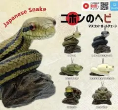 ニホンのヘビ　マスコットボールチェーン　フルコンプセット