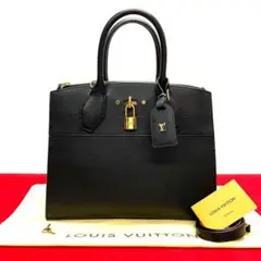 未使用保管品 ルイヴィトン レザー 2way ショルダーバッグ トートバッグ