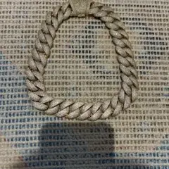 ゴールド ロープ編み ネックレス 約40cm