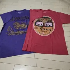 シンハー　＆　チャーン　Tシャツ　Ｌサイズ　2枚セット　新品　トムヤンクン001
