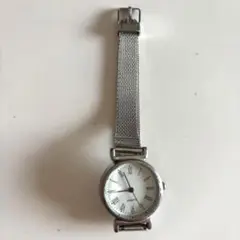 シンプルメッシュバンド クォーツ腕時計