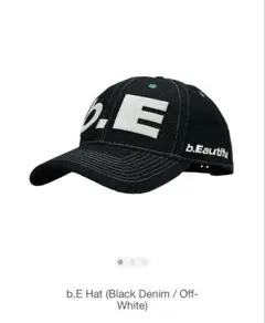 b.Eautiful Hat (Black Denim / Off-White)