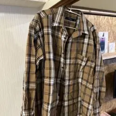 RB020455AD ビッグシルエットチェックシャツ
