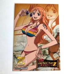 ONE PIECE FILM Z ナムコキャンペーン　限定 ポストカード ナミ