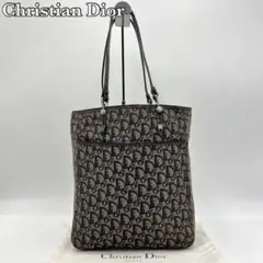 Christian Dior トロッター トートバッグ A4可 CD ネイビー
