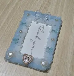 トレカケース　ホイップデコ　ブルー