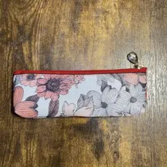 畳縁製 花柄ペンケース