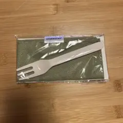 スターバックス ケーキフォークu0026ちりめんクロスセット