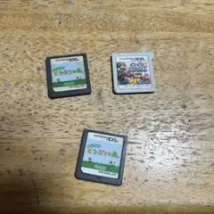 どうぶつの森カセット２個と大乱闘スマッシュブラザーズカセット