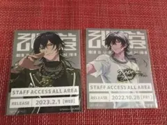 paradox live パラライ バックステージパス風 布 ステッカー 晴臣