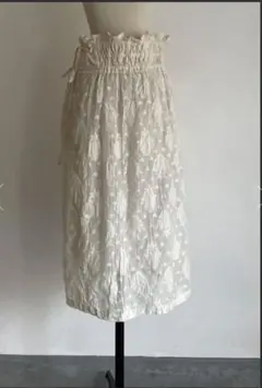 【新品】Hériter エリテ cut jacquard skir