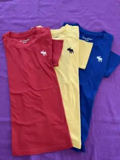 abercrombie kids Tシャツ 3枚セット 7/8才用