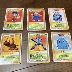 レトロ　ゴエモン　ミスタードリラー　パワプロ他　カード6枚セット　ケロッグ　レア
