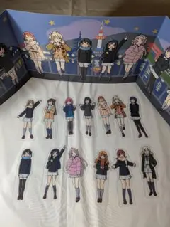ラブライブ 前売り券特典 虹ヶ咲 クリアカード 全13種 三つ折りシート
