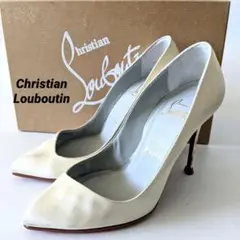 Christian Louboutin クリスチャンルブタン ヒールパンプス 白