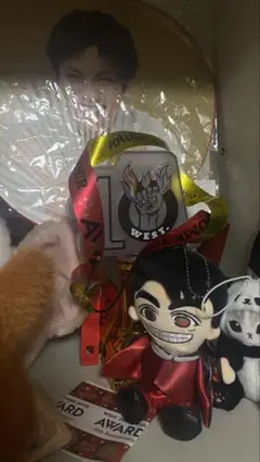 WEST ぬいぐるみ マスコット うちわ ペンライト セット