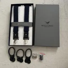 BRETELLE&BRACES サスペンダー NAVY